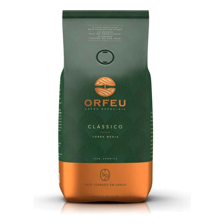 Café Especial Torrado em Grãos Clássico Orfeu Pacote 1kg