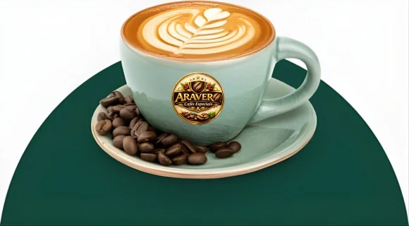 Xicara com logotipo Aravero cafés especiais-1-1-1